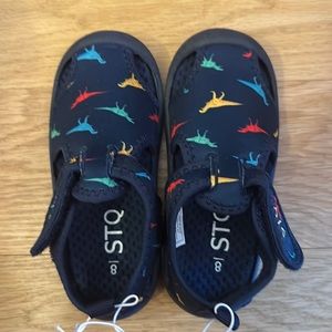 STQ water shoes (Dinosaur Theme). Brand New! Size 8.